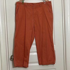 COPY - Royal Robbins | Women's Burt Orange Capri Pants - Thick Cotton - Outdoor…